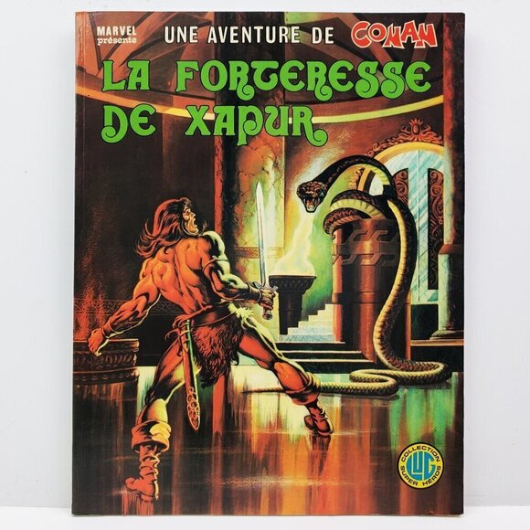 Marvel Conan Comic Book LUG French VTG 1978 Unread TPB La Forteresse de Xapur - Picture 1 of 8